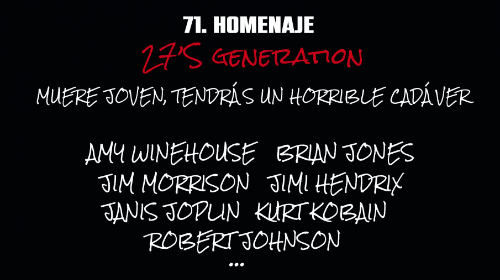 HOMENAJE «27’s GENERATION»