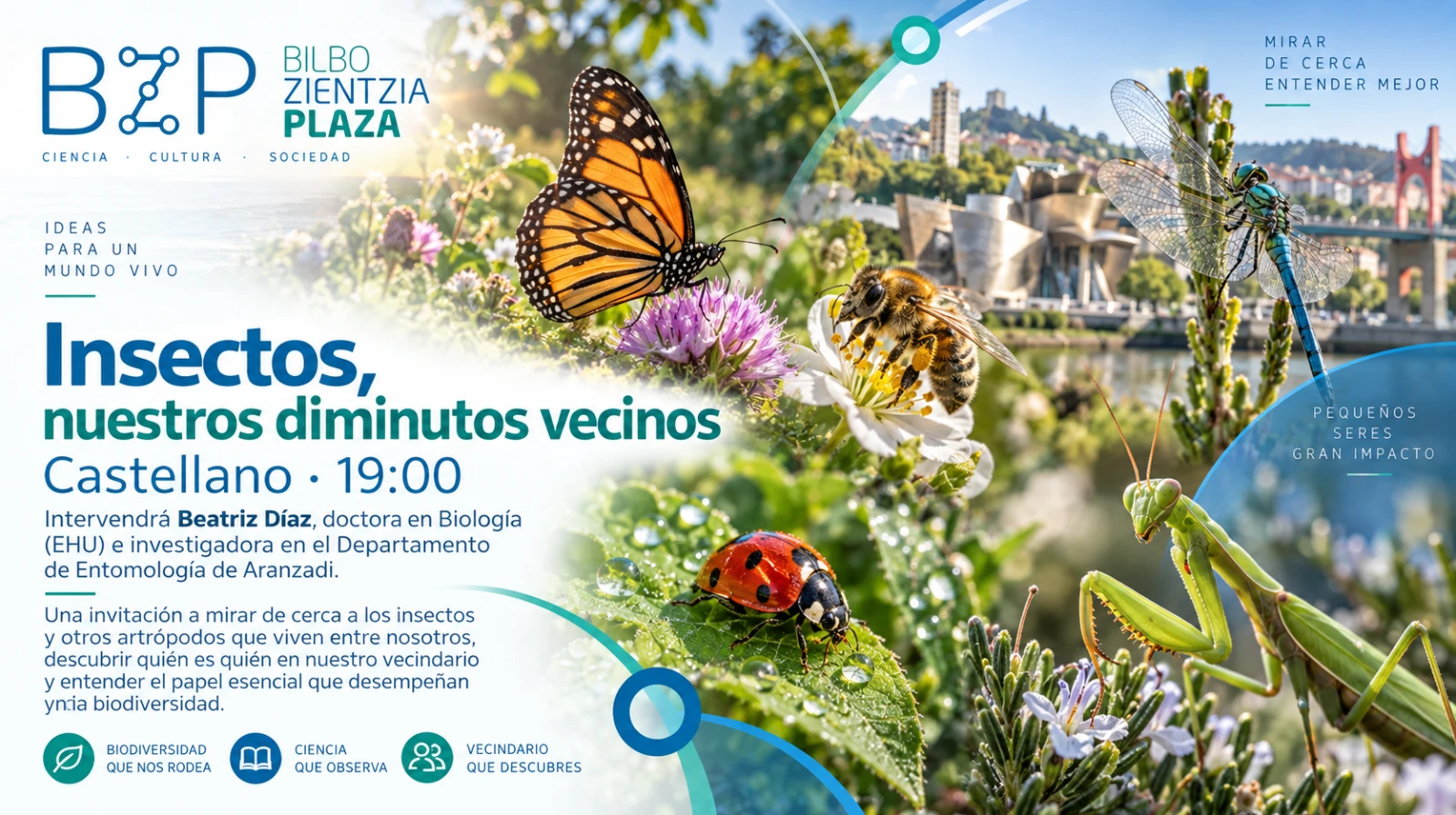 Bidebarrieta científica: Insectos, nuestros diminutos vecinos