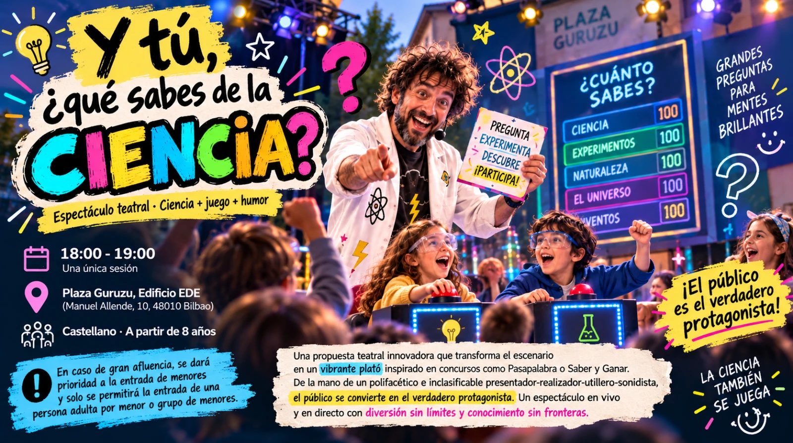 Y tú, ¿qué sabes de la ciencia?