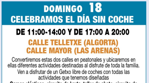 Semana de la movilidad de Getxo