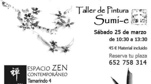 Taller de pintura Sumi-e