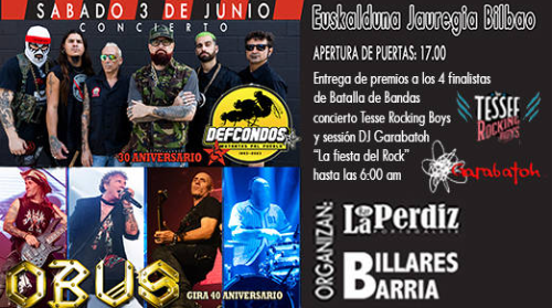 BATALLA DE BANDAS + DEF CON DOS + OBÚS