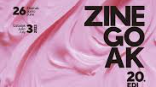3, 2, 1 ... ZINEGOAK: PREMIO HONORIFICO ZINEGOAK 2023 PATROCINADO POR DAMA