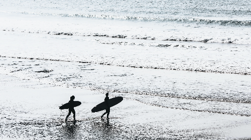 Uribekosteando las olas