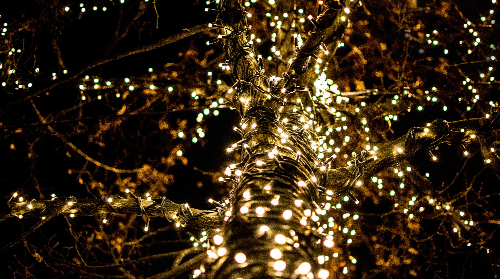 Espectáculo iluminación Palacio Artaza