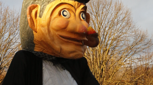 Olentzero en Andra Mari