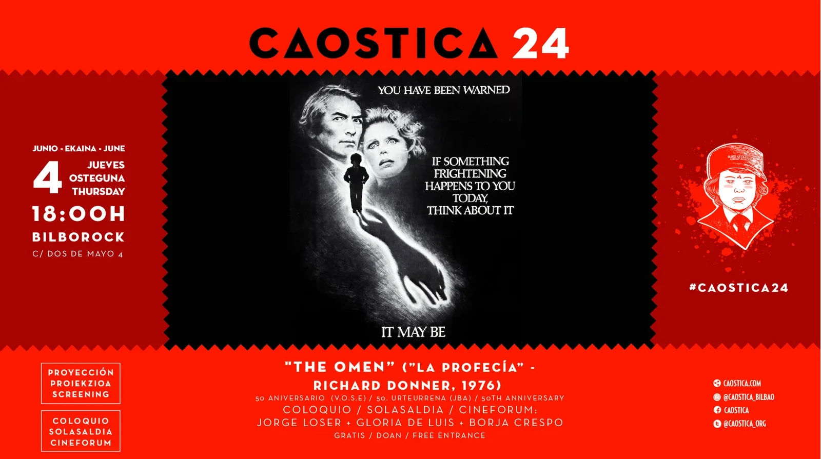 CAOSTICA 2026 - Jueves