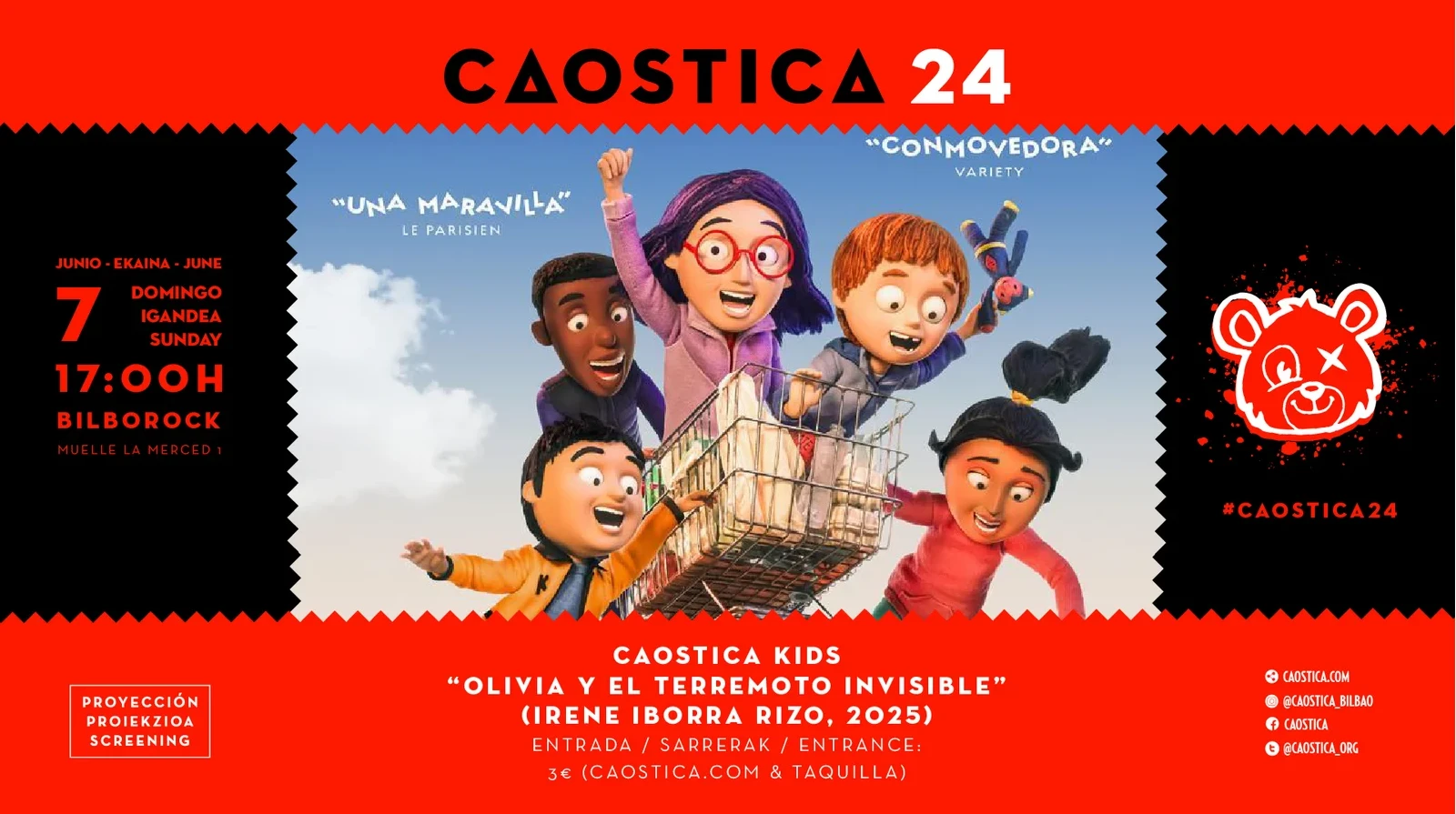 CAOSTICA 2026 - Olivia y el terremoto invisible