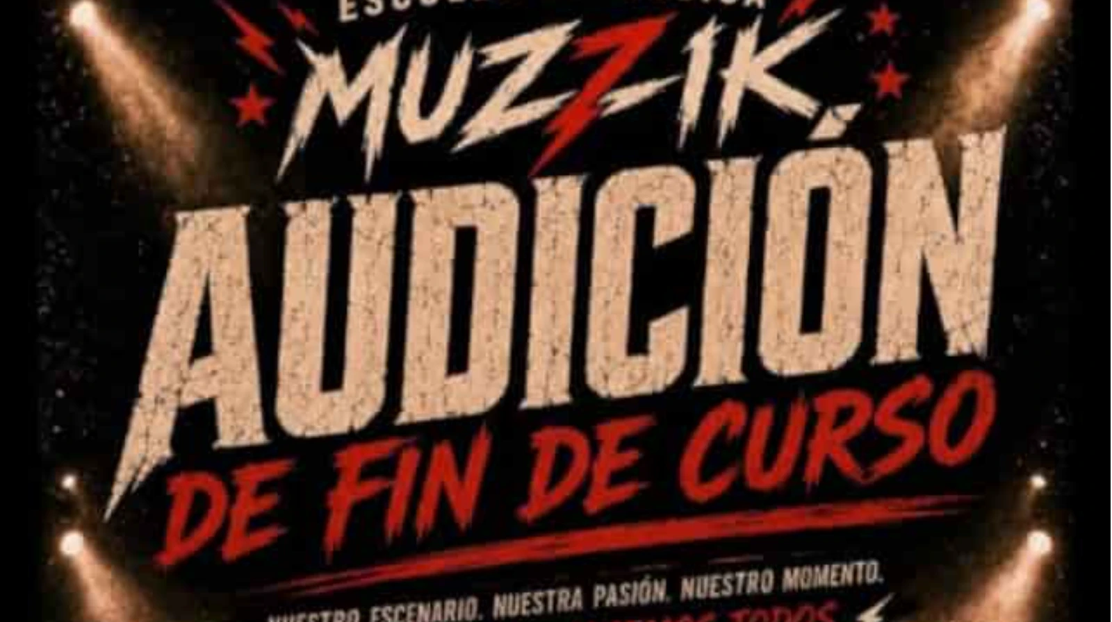 Muzzik: audición de fin de curso